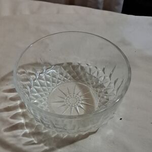 Elegant Clear Glass Bowl